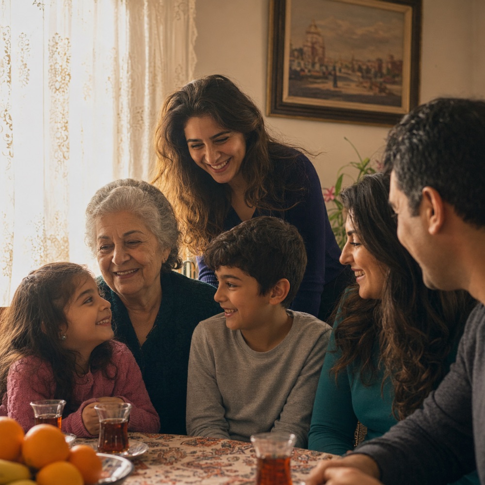 Your family in Tehran